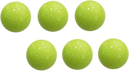 Golfballen - Glow in the dark ballen - Nachtelijk oefenen - Automatische lichtabsorptie - 4.27 cm - Groen