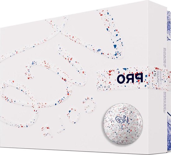 Golfballen - Golf ballen - Golf Spelen - 3-delige Urethaan Constructie - 42.67 millimeter - Limoen Rood Blauw van Merkloos