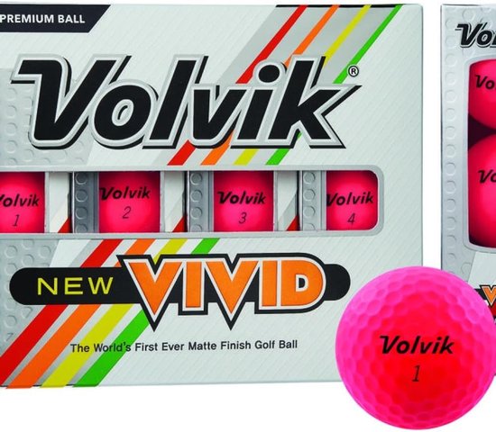 Golfballen - Golf ballen - Golf spelen - Matte afwerking - 12 stuks - Roze