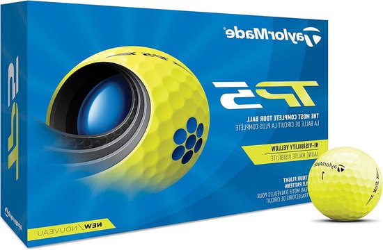 Golfballen - Golf Pro Ballen - Golf Spelen - 5-laags Constructie - 1.72 inch - Geel
