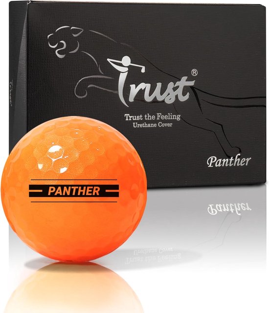 Golfballen - Golf sport - Afstand en controle - Urethaan cover - 12 stuks - Oranje