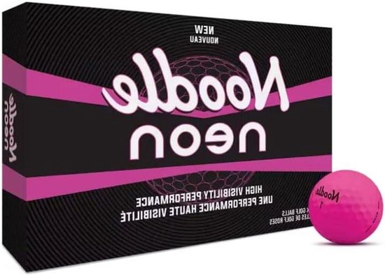 Golfballen - Golfbal Set - Afstand Slagen - Lage Compressie - 12 Stuks - Neon Roze