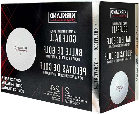 Golfballen - Golfbal set - Golf spelen - 3-delige constructie - 24 stuks - Wit