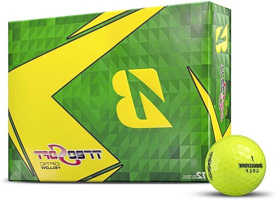 Golfballen - Golfbal Set - Golfen - Zacht Gevoel - 12 stuks - Geel