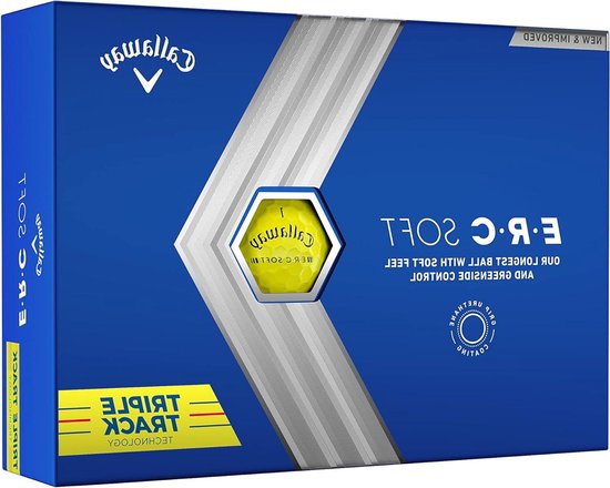 Golfballen - Golfballen set - Golfen - Triple Track - 12 stuks - Geel