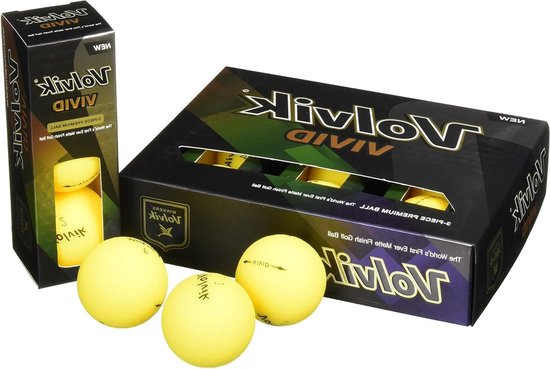 Golfballen - Golfballen set - Golfen - Zachte bal - 12 stuks - Geel