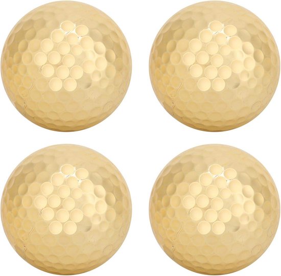 Golfballen Goudkleurig Hoge Prestaties Duurzaam voor Training en Afstanden