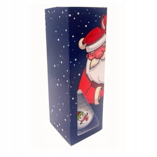 Golfballen Kerstpakket Santa Claus (3 stuks)