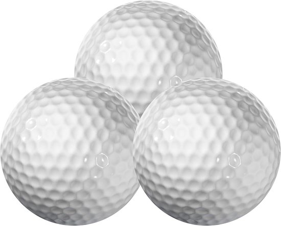 Golfballen - Lage veerkracht - Minigolf spelen - 50% veerkracht - 50 stuks - Wit
