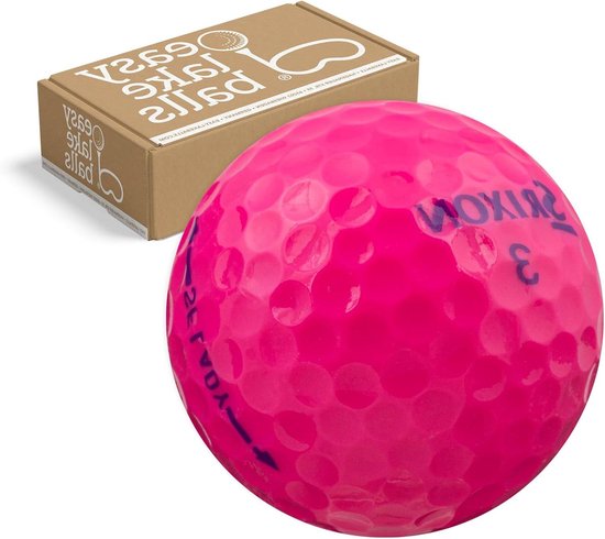Golfballen - Lakeballs Gebruikte ballen - Golfen - Zacht balgevoel - 25 stuks - Roze