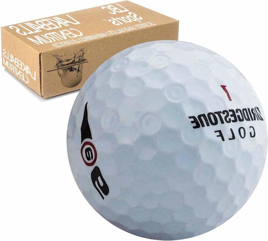 Golfballen - Lakeballs Gebruikte golfballen - Golfen op de baan - Geminimaliseerde spin - 50 stuks - Wit