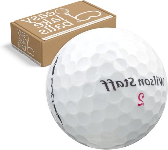 Golfballen - Lakeballs Gebruikte golfballen - Golfen - Zacht balgevoel - 50 stuks - Wit
