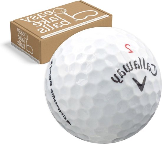 Golfballen - Lakeballs Zachte ballen - Golfen - AAA/AA Kwaliteit - 25 stuks - Wit
