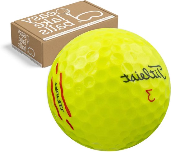 Golfballen - Lakeballs Zachte ballen - Golfen op de baan - Lage compressie kern - 25 stuks - Geel