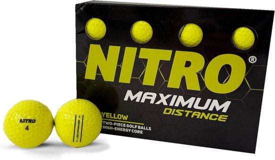 Golfballen Lange Afstand Toernooikwaliteit (12 Stuks) - Maximale Vlucht van Merkloos