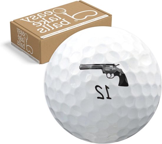 Golfballen Limited Edition - Lakeballs Golf Ballen - Golfen op de baan - 3-delige constructie - 25 stuks - Wit