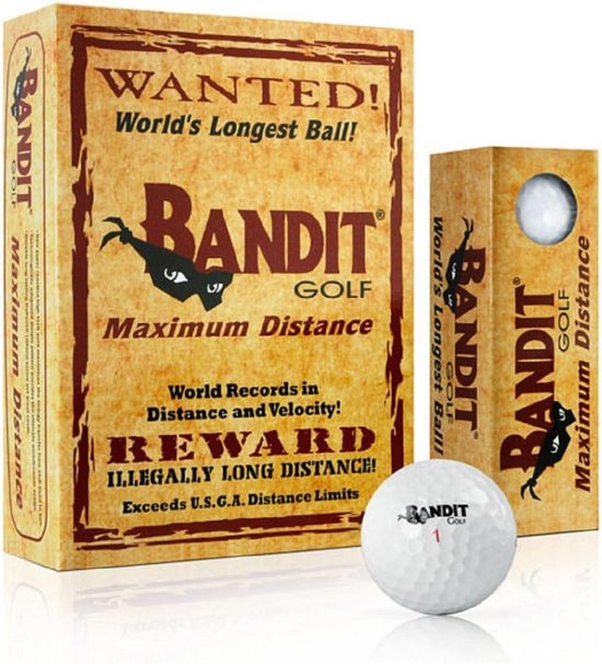 Golfballen met Maximale Afstand en Duurzame Cover van Merkloos