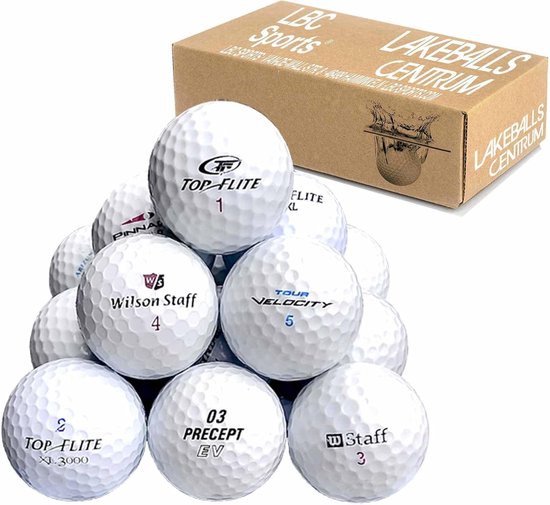 Golfballen Mix - 100 stuks - AAA/AA - Gebruikte Golfballen in Nettas - Voor Beginners en Hobbygolfers