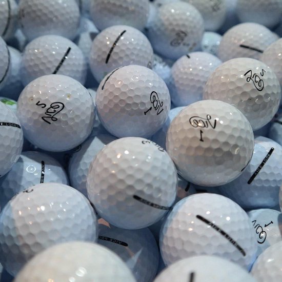 Golfballen Mix - Gebruikte Golfballen - Golf Spelen - Handgesorteerd en Gecontroleerd - 50 stuks - Wit