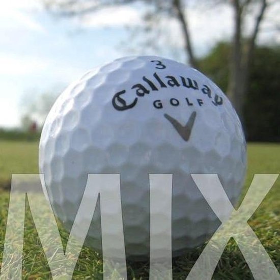 Golfballen Mix - Lakeballs Heren - Sporten Buiten - Kwaliteit AAA/AA - 50 Stuks - Wit