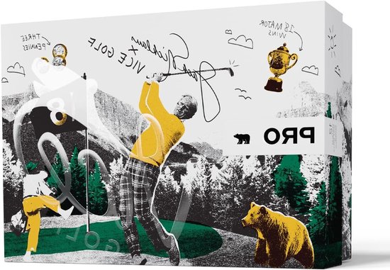 Golfballen - Pro Ballen - Golf Spelen - Gouden Bal Per Dozijn - Dozen van 12 - Wit