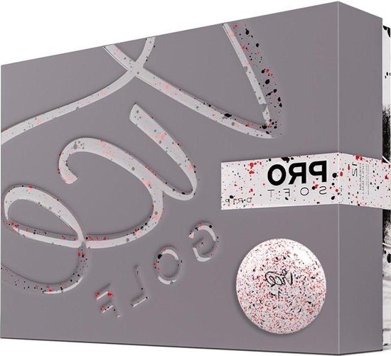 Golfballen - Pro Soft Ballen - Golf Spelen - 3-Delig Gegoten Urethaan - 12 Stuks - Rood