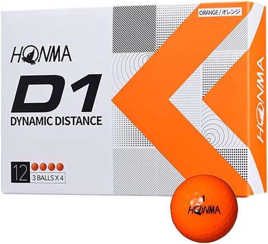 Golfballen Set - Afstandsballen - Lange Afstand Slagen - Verbeterde Centrifuge - 1 Pond - Oranje