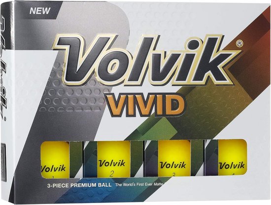 Golfballen Set - Golf Ballen - Golfen op de baan - Verbeterde zichtbaarheid - Twaalf stuks - Geel