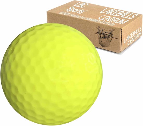 Golfballen Set - Lakeballs Mix - Golf Training - 50 Stuks Netzak - Standaard Maat - Geel