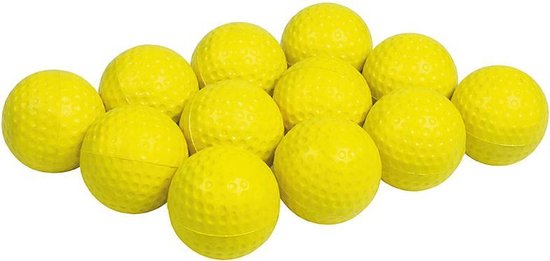 Golfballen set soft van Merkloos