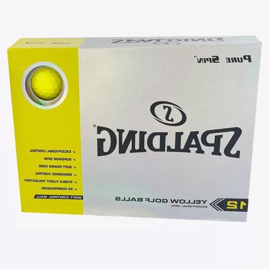 Golfballen Set - Sportballen - Sporten Buiten - Synthetisch Materiaal - 12 Stuks - Geel