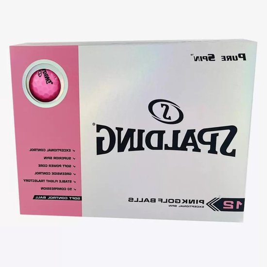 Golfballen - Spinballen - Golfen - 12 Stuks Pakket - Standaard Maat - Roze