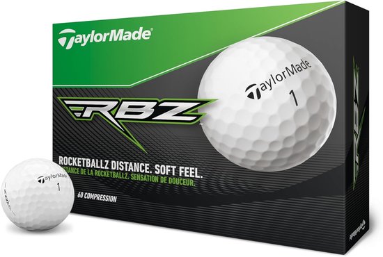 Golfballen - Sport ballen - Golven op de baan - Zachte REACT kern - 12 stuks - Wit