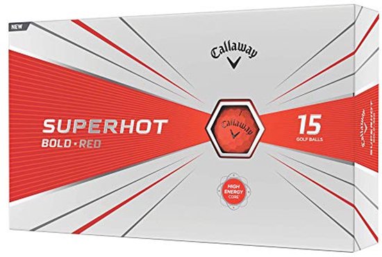 Golfballen - Sport ballen - Lange afstanden slaan - 3-delige constructie - 12 stuks - Rood