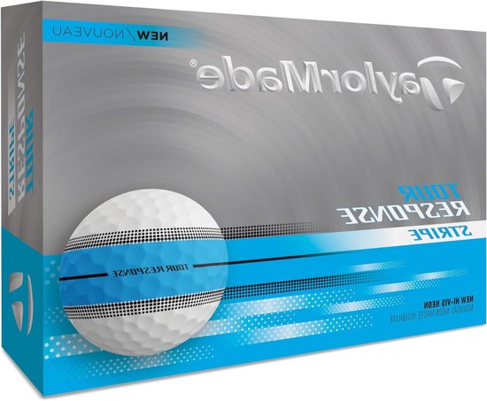 Golfballen - Sportballen Bal - Golfen - Tour Response Stripe - Standaard - Blauw