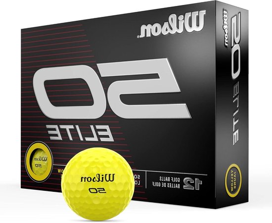 Golfballen - Sportballen Bal - Golfen - Uniek dimpelpatroon - 12 stuks - Geel