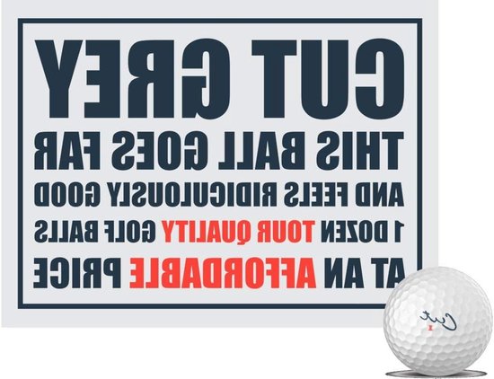 Golfballen - Sportballen Golf - Golfen Spelen - 3-delige Constructie - 12 Stuks - Wit