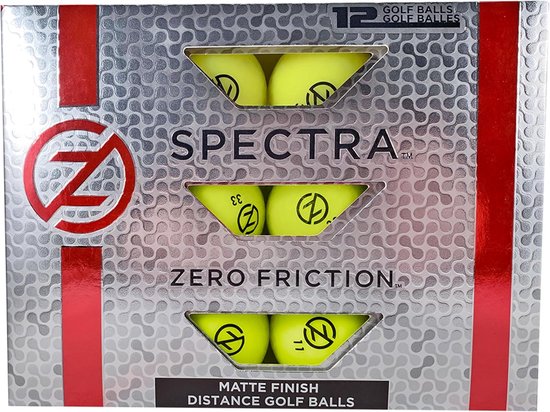 Golfballen - Sportballen - Golfspel - 2-delige constructie - 4 stuks - Neon geel