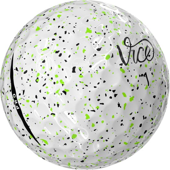 Golfballen - Sportballen Golfsport - Golf Spelen - 3-Laags Constructie - 12 Stuks - Limoen Zwart