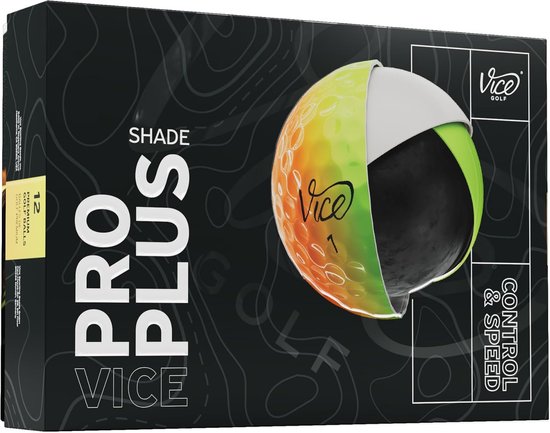 Golfballen - Sportballen - Precisie Spel - 4-laags Urethaan Cover - 12 Stuks - Geel/Oranje