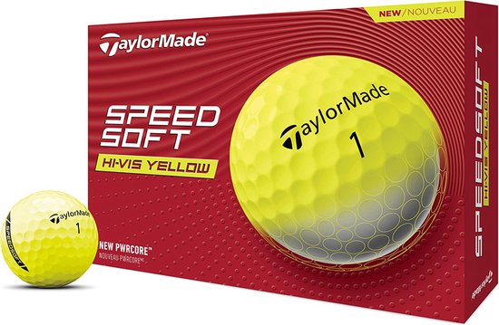Golfballen Taylormade Speed Soft Geel van TaylorMade