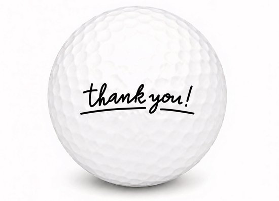 Golfballen Thanks - Bedankt Golf Cadeau - 15 stuks - Wilson