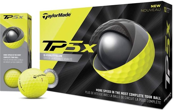 Golfballen TP5x Tour Prestatie Set van 12 Geel