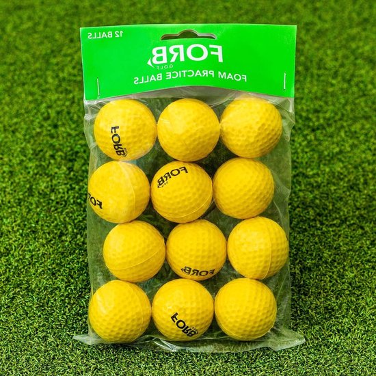 Golfballen - Trainingsballen - Oefenen op de driving range - Hoge dichtheid PU-materiaal - 12 stuks - Wit