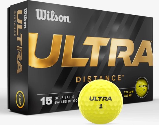 Golfballen - Ultra - Ultimate Distance - Wit - 15 Stuks van Wilson