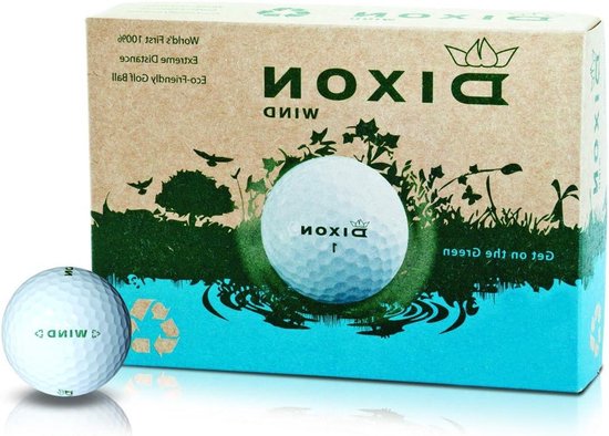 Golfballen - Windballen Standaard - Maximale Afstand - Milieuvriendelijk Ontwerp - 1 Dozijn - Wit