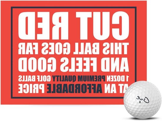 Golfballen - Zachte bal - Sporten - Verminderde rotatie - Een dozijn - Wit