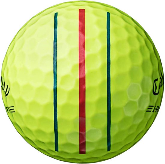 Golfballen - Zachte ballen - Afstand en controle - Triple Track uitlijning - 12 stuks - Geel