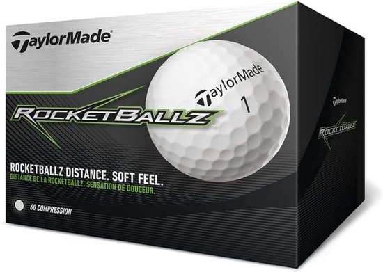 Golfballen - Zachte ballen - Golfspel - 2-delige constructie - 36 stuks - Wit van Merkloos