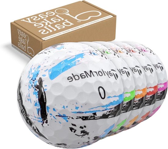 Golfballen - Zachte ballen Lakeballs - Golfen - Hoge zichtbaarheid - 50 stuks - Meerkleurig
